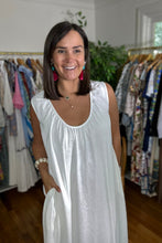 Load image into Gallery viewer, White Linen Maxi Dress
