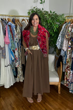 Load image into Gallery viewer, Mocha Linen Maxi Dress
