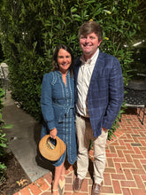 Load image into Gallery viewer, Striped Trim Midi Dress
