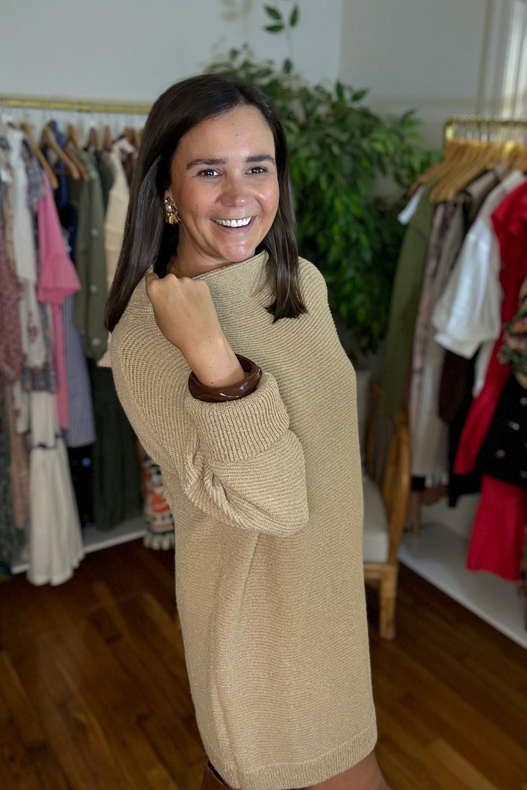 Mocha Sweater Dress