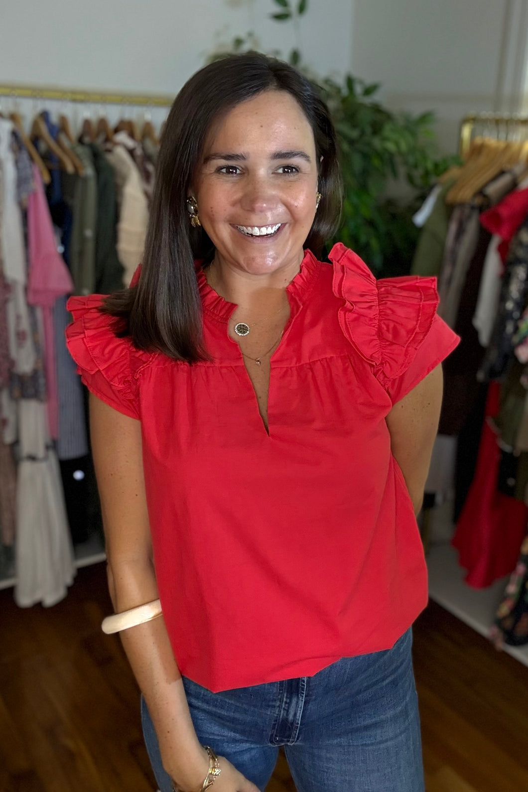 Ramona Ruffle Blouse