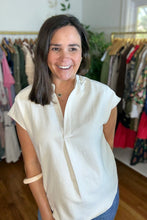 Load image into Gallery viewer, Ivory Suede Blouse
