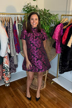 Load image into Gallery viewer, Jacquard Back Bow Mini Dress
