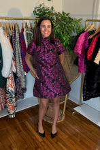 Load image into Gallery viewer, Jacquard Back Bow Mini Dress
