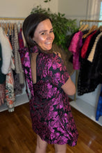 Load image into Gallery viewer, Jacquard Back Bow Mini Dress
