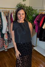 Load image into Gallery viewer, Flower Sequin Maxi Skirt
