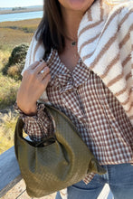 Load image into Gallery viewer, Gingham Ruffle Blouse
