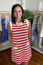 Load image into Gallery viewer, Knit Striped Mini Dress
