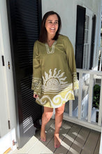 Load image into Gallery viewer, Olive Sun Kissed Caftan
