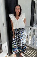 Load image into Gallery viewer, Cap Sleeve Bubble Hem Blouse
