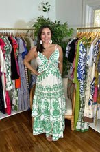 Load image into Gallery viewer, Floral Die Cut Maxi Dress
