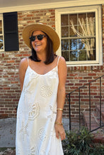 Load image into Gallery viewer, Coastal Eyelet Maxi Dress
