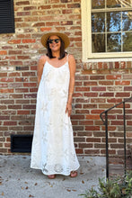 Load image into Gallery viewer, Coastal Eyelet Maxi Dress
