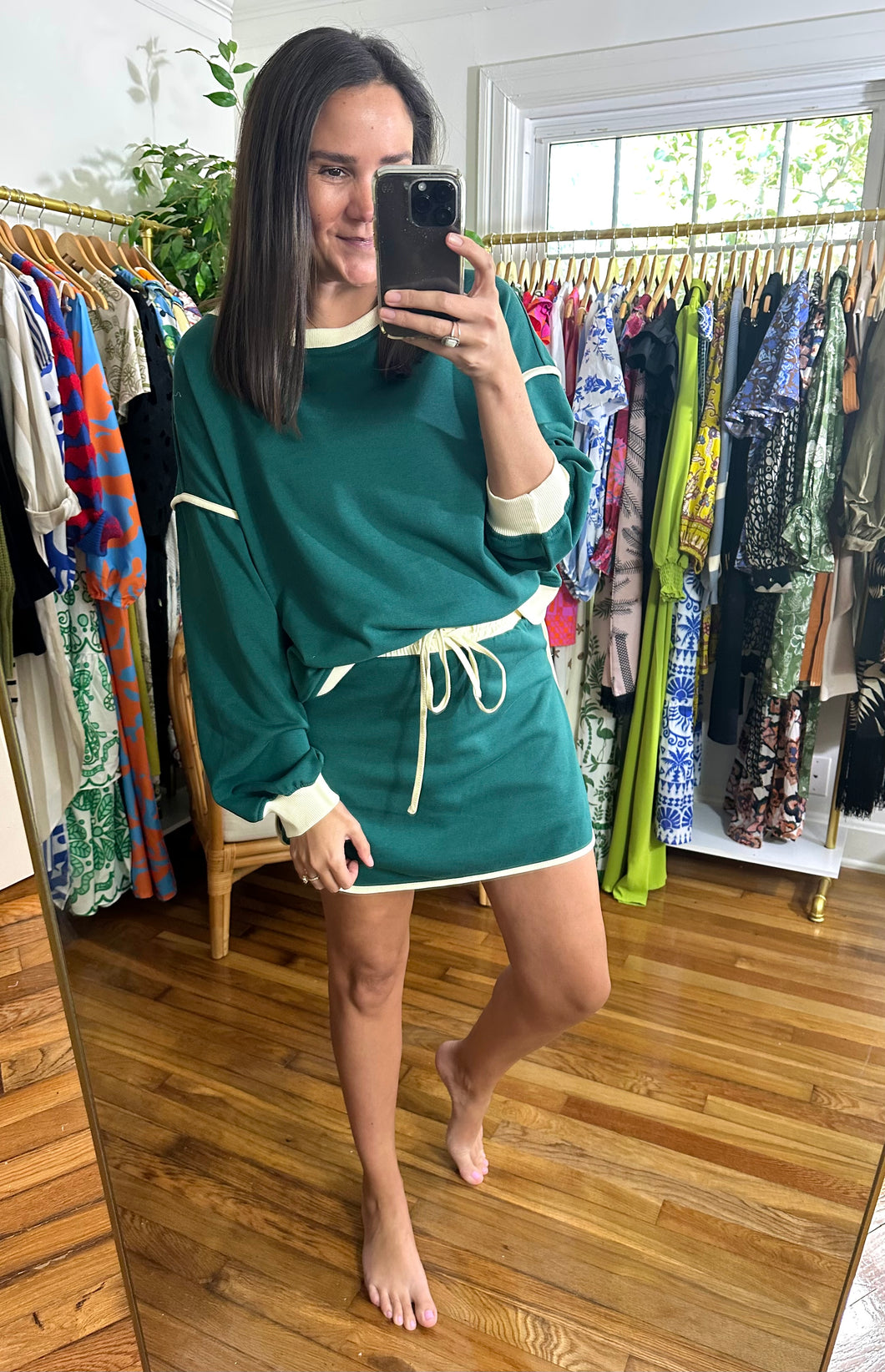 Sweatshirt Skort Set