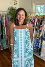 Load image into Gallery viewer, Seafoam Printed Maxi Dress
