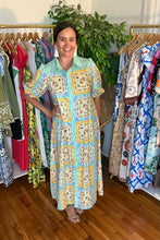 Load image into Gallery viewer, Beach Block Print Shirt Dress
