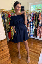 Load image into Gallery viewer, Navy Sairy Mini Dress
