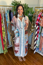 Load image into Gallery viewer, Abstract Print Maxi Dress
