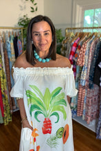 Load image into Gallery viewer, Tropical Watercolor Painted Maxi Dress
