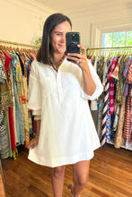 Load image into Gallery viewer, White Linen Shirt Dress
