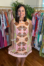 Load image into Gallery viewer, Watercolor Shell Shift Dress
