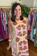 Load image into Gallery viewer, Watercolor Shell Shift Dress
