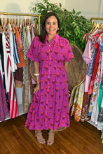 Load image into Gallery viewer, Pleated Floral Midi Dress
