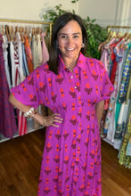 Load image into Gallery viewer, Pleated Floral Midi Dress
