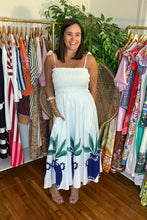Load image into Gallery viewer, Mediterranean Smock Cotton Maxi
