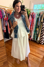 Load image into Gallery viewer, White Cotton Maxi Skirt
