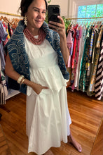 Load image into Gallery viewer, White Cotton Maxi Skirt

