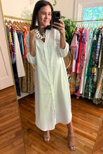 Load image into Gallery viewer, White Linen Maxi Dress
