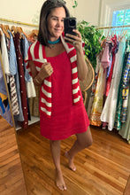 Load image into Gallery viewer, Red Linen Slip Dress
