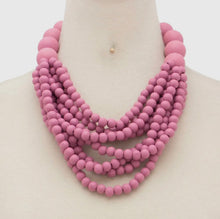 Load image into Gallery viewer, Pink Bib Necklace
