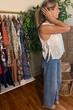 Load image into Gallery viewer, Eyelet Mushroom Shell Top
