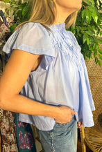 Load image into Gallery viewer, Flutter Sleeve Gathered Neck Blouse

