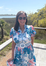 Load image into Gallery viewer, Printed Ankle Belt Dress
