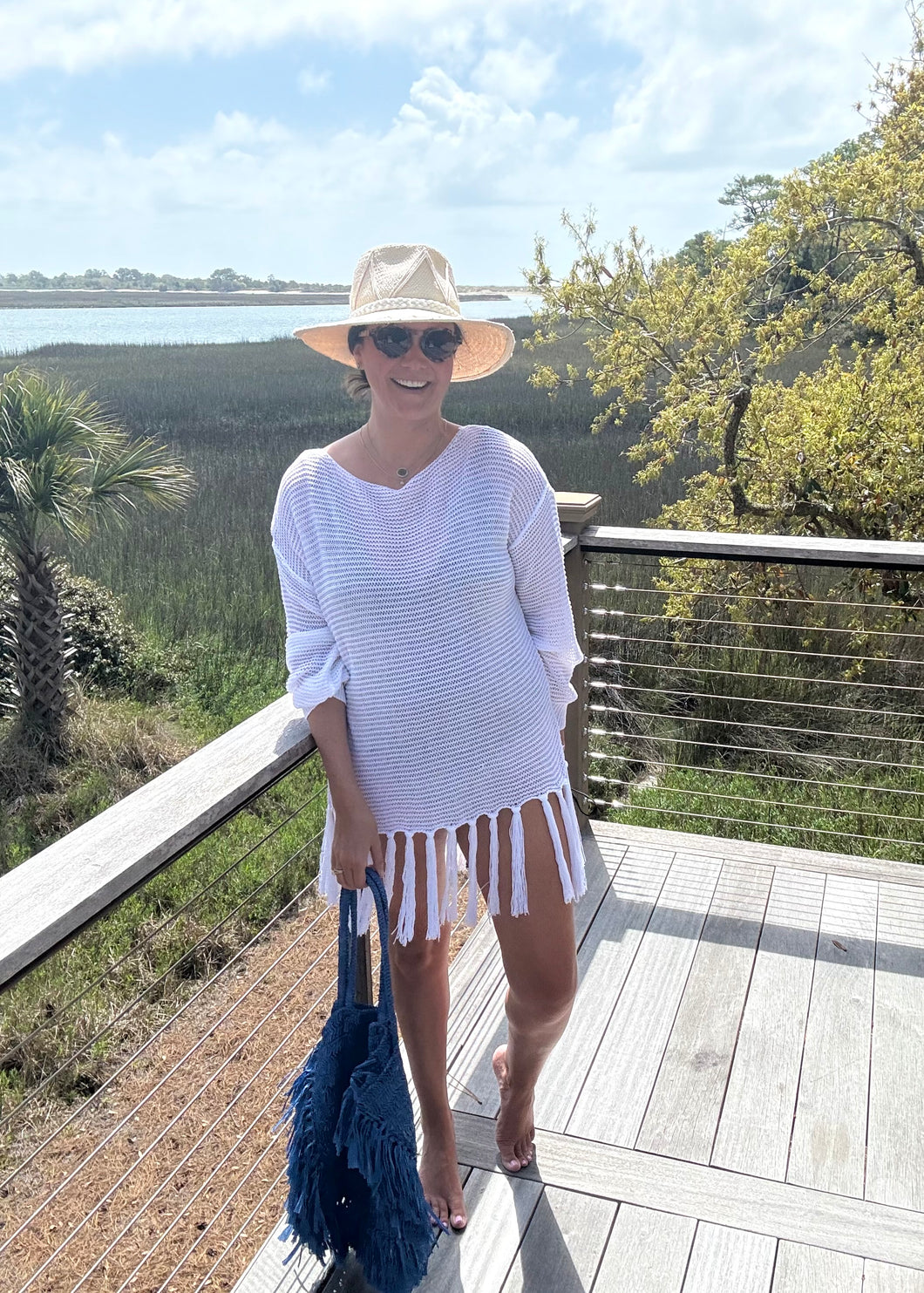 Tassel Hem Cover Up