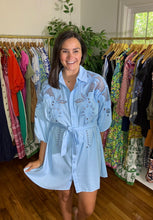 Load image into Gallery viewer, Eyelet Shirt Dress
