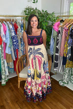 Load image into Gallery viewer, Tropical Palm Print Maxi Dress
