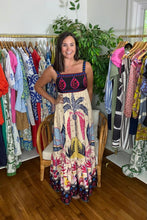 Load image into Gallery viewer, Tropical Palm Print Maxi Dress
