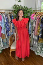 Load image into Gallery viewer, Double Flounce Maxi Dress
