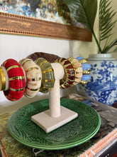 Load image into Gallery viewer, Red and Gold Statement Bangle
