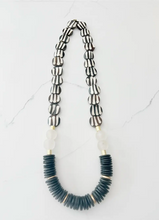 Load image into Gallery viewer, Black and Bone Necklace
