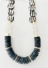Load image into Gallery viewer, Black and Bone Necklace
