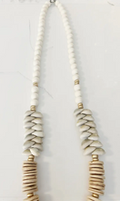 Load image into Gallery viewer, Coconut and Cowrie Shell Necklace
