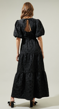 Load image into Gallery viewer, Arielle Jacquard Maxi Tiered Dress
