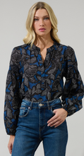 Load image into Gallery viewer, Jamille Split Neck Poplin Top
