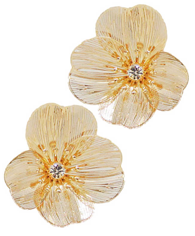 *Wired Flower Earrings