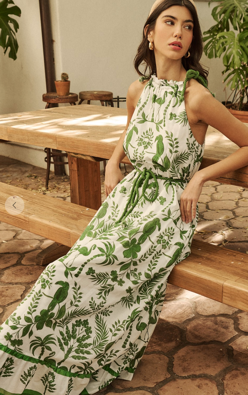 Kimana Halter Maxi Dress